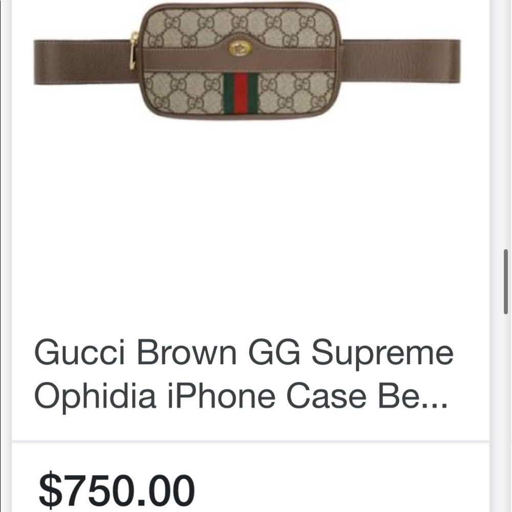 Gucci ophidia iPhone case/fanny pack. Never used